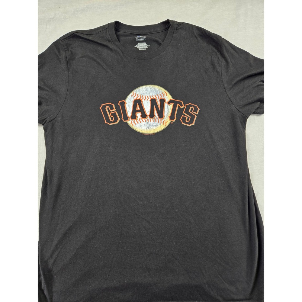 MLB San Francisco Giants Graphic TShirt Mens 2XL Black Short Sleeve Baseball Tee